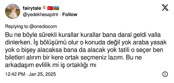 Bir Kadın İlişkilerinde Başkalarına Tuhaf Gelen Kuralları Paylaştı: "Birbirimizin Arabasına Binmemiz Yasak" 12 bir kadin iliskilerinde baskalarina tuhaf gelen kurallari paylasti birbirimizin arabasina binmemiz yasak 11 PYwBMZsm
