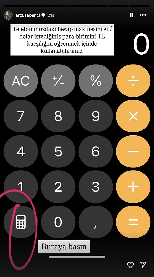 fakirligin gozu kor olsun dolarlarimiz oldugunu sanan arzu sabancidan para birimi donusturme taktigi 9 CaaEawT9
