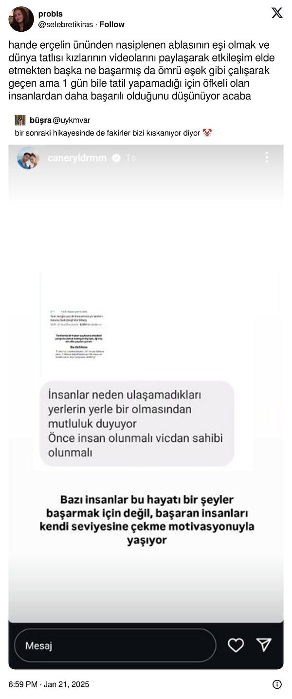 Hande Erçel'in Eniştesi Caner Yıldırım Grand Otel Paylaşımıyla Yediği Lince Sessiz Kalmadı! 20 hande ercelin enistesi caner yildirim grand otel paylasimiyla yedigi lince sessiz kalmadi 19 bbmO9GS3