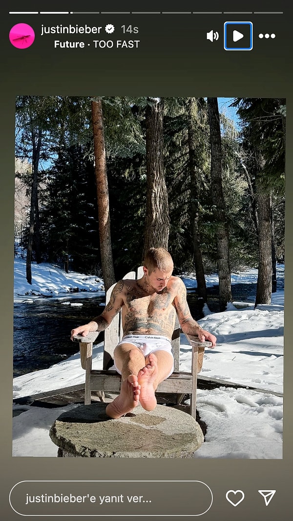 Karda Çıplak Oturan Bieber'dan David Lynch'e Veda Edenlere 17 Ocak'ta Yabancı Ünlülerin Instagram Paylaşımları 2 karda ciplak oturan bieberdan david lynche veda edenlere 17 ocakta yabanci unlulerin instagram paylasimlari