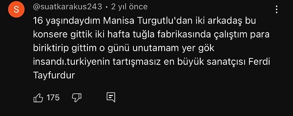 ne cok insanin hayatina dokunmus ferdi tayfurun hayranlari hayatini kaybeden ustayi bakin nasil anlatmis