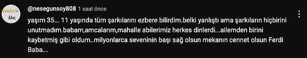 ne cok insanin hayatina dokunmus ferdi tayfurun hayranlari hayatini kaybeden ustayi bakin nasil anlatmis NQGeGGwe