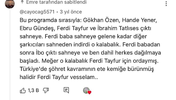 ne cok insanin hayatina dokunmus ferdi tayfurun hayranlari hayatini kaybeden ustayi bakin nasil anlatmis p5Rbewfs