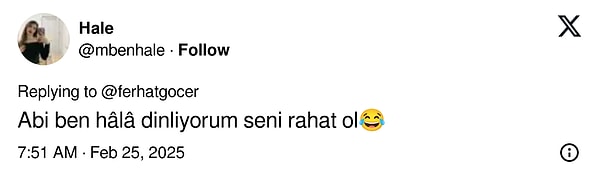 Ferhat Göçer Bir Kullanıcının Paylaşımına Yanıt Verince Ortaya İlginç Diyalog Çıktı 11 ferhat gocer bir kullanicinin paylasimina yanit verince ortaya ilginc diyalog cikti 10 Ey2hWIBf
