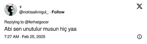 Ferhat Göçer Bir Kullanıcının Paylaşımına Yanıt Verince Ortaya İlginç Diyalog Çıktı 13 ferhat gocer bir kullanicinin paylasimina yanit verince ortaya ilginc diyalog cikti 12 rE3BJW5v