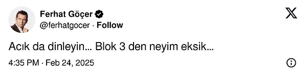 Ferhat Göçer Bir Kullanıcının Paylaşımına Yanıt Verince Ortaya İlginç Diyalog Çıktı 5 ferhat gocer bir kullanicinin paylasimina yanit verince ortaya ilginc diyalog cikti 4 wLACHiKL