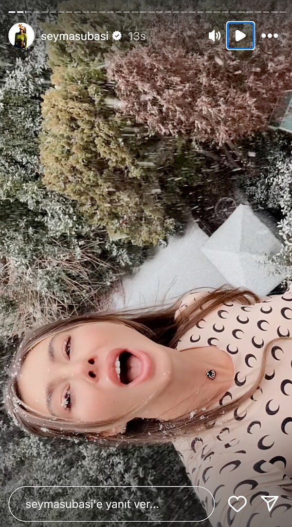 Karlı Havaya Hayran Kalan Subaşı'dan Şevval Şahin'in Annesine 11 Şubat'ta Ünlülerin Instagram Paylaşımları 3 karli havaya hayran kalan subasidan sevval sahinin annesine 11 subatta unlulerin instagram paylasimlari 2
