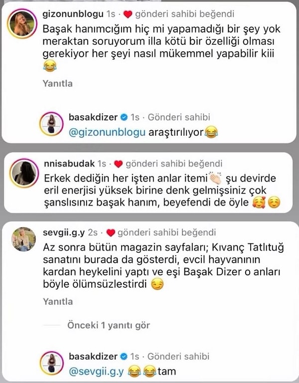 Kıvanç Tatlıtuğ'un Kardan Adam Yaptığı Anları Aşkla Paylaşan Başak Dizer "Kocam da Kocam" Modunu Fena Açtı! 7 kivanc tatlitugun kardan adam yaptigi anlari askla paylasan basak dizer kocam da kocam modunu