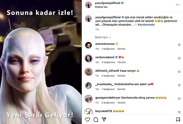 Kız Arkadaşıyla Video Çeken Yusuf Güney'in "Sevdiceğim" Paylaşımına Goygoycular Sessiz Kalmadı 3 kiz arkadasiyla video ceken yusuf guneyin sevdicegim paylasimina goygoycular sessiz kalmadi 2 RgCWBWM9