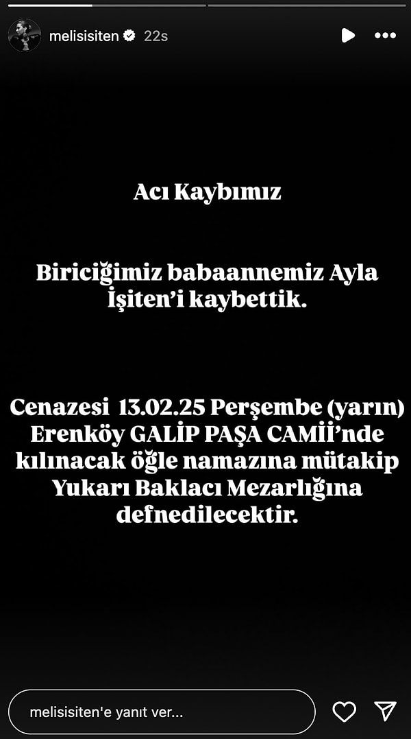 Melis İşiten Acı Kaybını Sosyal Medya Hesabından Duyurdu: "Annem de Oldun Babam da" 5 melis isiten aci kaybini sosyal medya hesabindan duyurdu annem de oldun babam da 4 ikIJaiQs