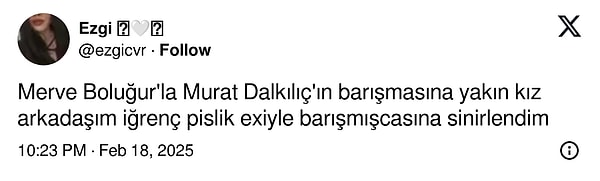 "Murat Dalkılıç ve Merve Boluğur Barıştı" İddiaları X Kullanıcılarının Ex'lerine Dönmesine Bahane Çıkarttı! 17 murat dalkilic ve merve bolugur baristi iddialari x kullanicilarinin exlerine donmesine bahane cikartti 16 S19lrdOb