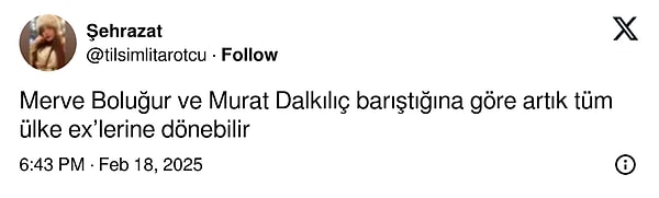 "Murat Dalkılıç ve Merve Boluğur Barıştı" İddiaları X Kullanıcılarının Ex'lerine Dönmesine Bahane Çıkarttı! 7 murat dalkilic ve merve bolugur baristi iddialari x kullanicilarinin exlerine donmesine bahane cikartti 6 eCPBgfaV