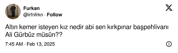 Nişanlısından 1,5 Milyon TL'lik 'Altın Kemer' İsteyen Kişi Tartışma Yarattı! 8 nisanlisindan 15 milyon tllik altin kemer isteyen kisi tartisma yaratti 7 IJfOIAis