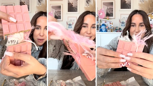 pismaniye oldu size melek saci tiktokun yeni trendi melek sacli cikolata dubai cikolatasini unutturdu DYsHNrJn