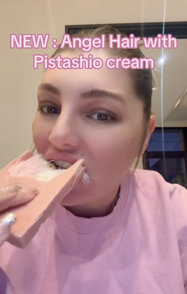 pismaniye oldu size melek saci tiktokun yeni trendi melek sacli cikolata dubai cikolatasini unutturdu n96mGThA