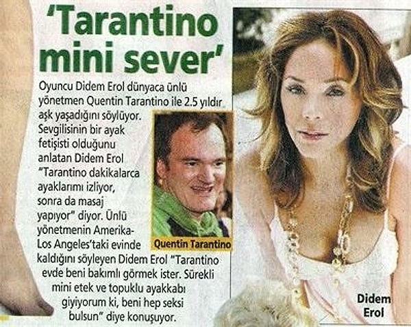 Quentin Tarantino ve Didem Erol'un Bir Döneme Damga Vurup Alakaya Çay Demleten Aşkının Detaylarını İnceliyoruz 9 quentin tarantino ve didem erolun bir doneme damga vurup alakaya cay demleten askinin detaylarini TPwEqkzQ