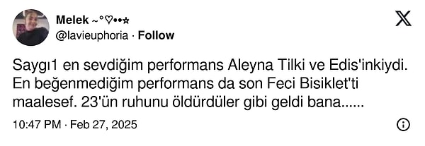 Saygı1'de Beklenmedik Sürpriz: Edis ve Aleyna Tilki'nin Düeti Sosyal Medyayı Salladı 11 saygi1de beklenmedik surpriz edis ve aleyna tilkinin dueti sosyal medyayi salladi 10 7dVimzbj