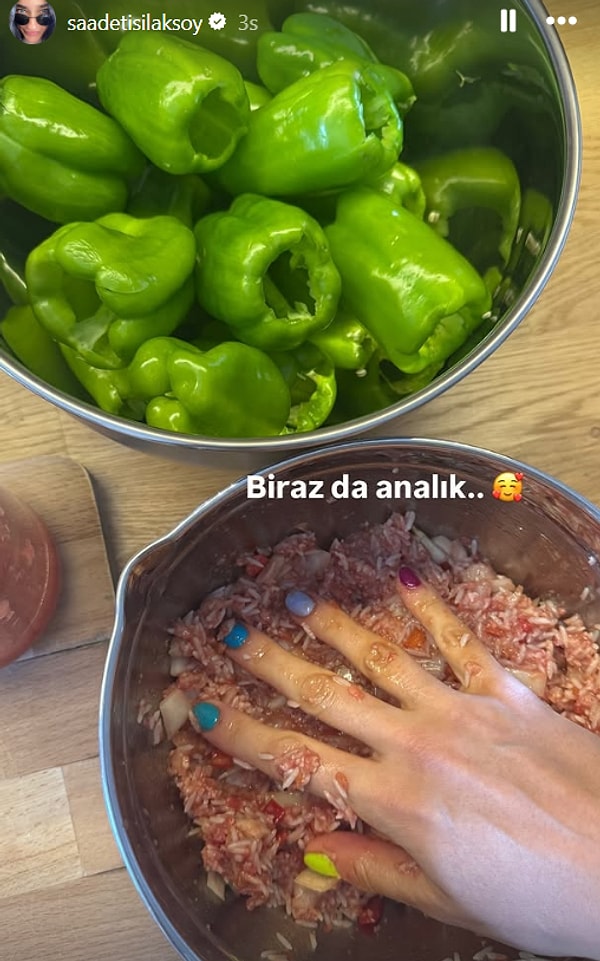 Türkiye'ye Dönünce Mutfak Aşkı Kabaran Saadet Işıl Aksoy Dolma Yaptığı Anları ''Annelik'' Notuyla Paylaştı 5 turkiyeye donunce mutfak aski kabaran saadet isil aksoy dolma yaptigi anlari annelik notuyla paylasti uFKJbf5k