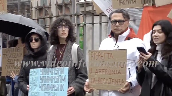 Barbaros Şansal İtalya'da Ekrem İmamoğlu İçin Gerçekleştirilen Protestoda Görüldü 1 barbaros sansal italyada ekrem imamoglu icin gerceklestirilen protestoda goruldu 0 tiCGOrEP