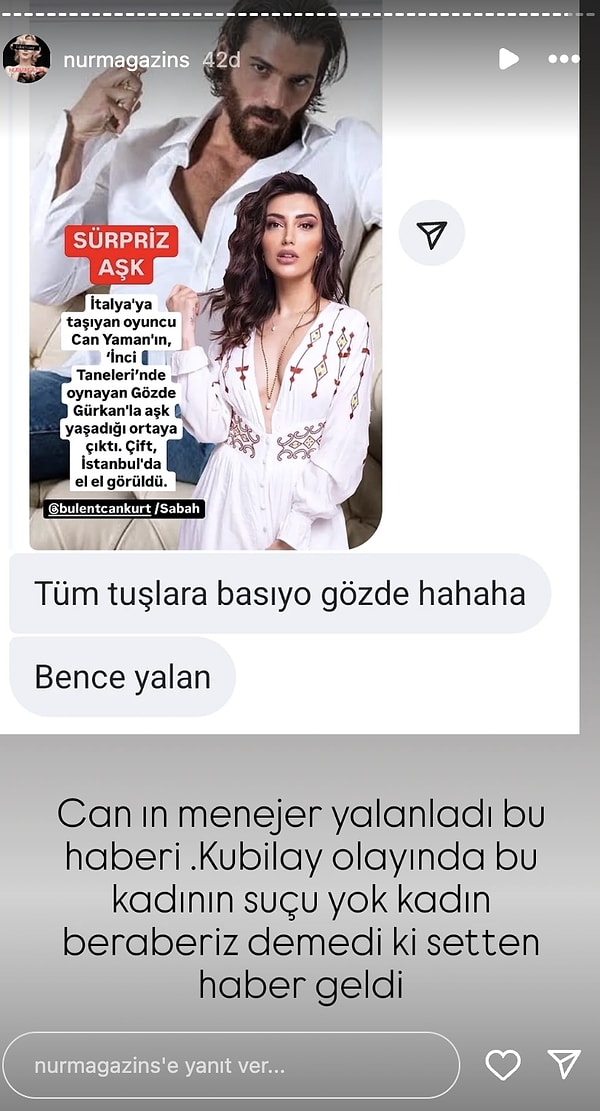 Bu Aşk da mı Yalan? Kubilay Aka'dan Sonra Can Yaman'la Anılan Gözde Gürkan Hakkında Bomba İddia 5 bu ask da mi yalan kubilay akadan sonra can yamanla anilan gozde gurkan hakkinda QhWa1OPH