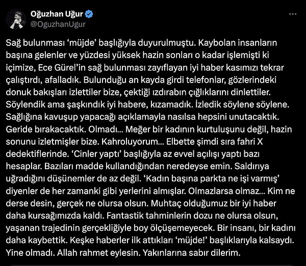 Oğuzhan Uğur, Ece Gürel'le İlgili "Cinler Yaptı" Başlıklarını Görünce Çileden Çıktı 3 oguzhan ugur ece gurelle ilgili cinler yapti basliklarini gorunce cileden cikti 2 biZK2N8l