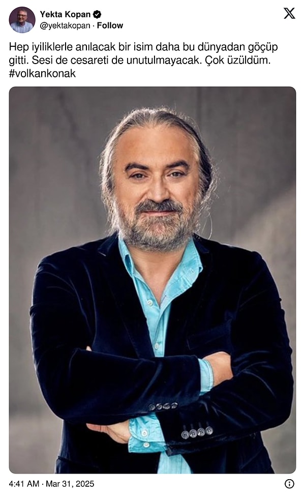 Sanat Camiası Yasa Boğuldu: Ünlü İsimlerden Kuzeyin Oğlu Volkan Konak'a Son Veda 14 sanat camiasi yasa boguldu unlu isimlerden kuzeyin oglu volkan konaka son veda 13 WGOUpgbw