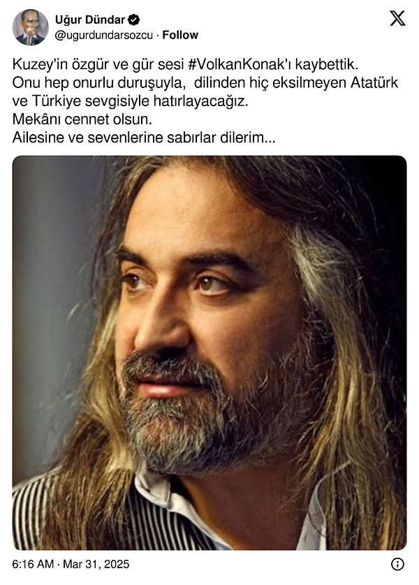 Sanat Camiası Yasa Boğuldu: Ünlü İsimlerden Kuzeyin Oğlu Volkan Konak'a Son Veda 8 sanat camiasi yasa boguldu unlu isimlerden kuzeyin oglu volkan konaka son veda 7 DH43Aqma