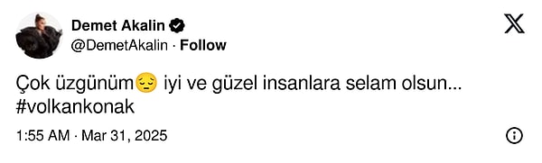 Sanat Camiası Yasa Boğuldu: Ünlü İsimlerden Kuzeyin Oğlu Volkan Konak'a Son Veda 10 sanat camiasi yasa boguldu unlu isimlerden kuzeyin oglu volkan konaka son veda 9