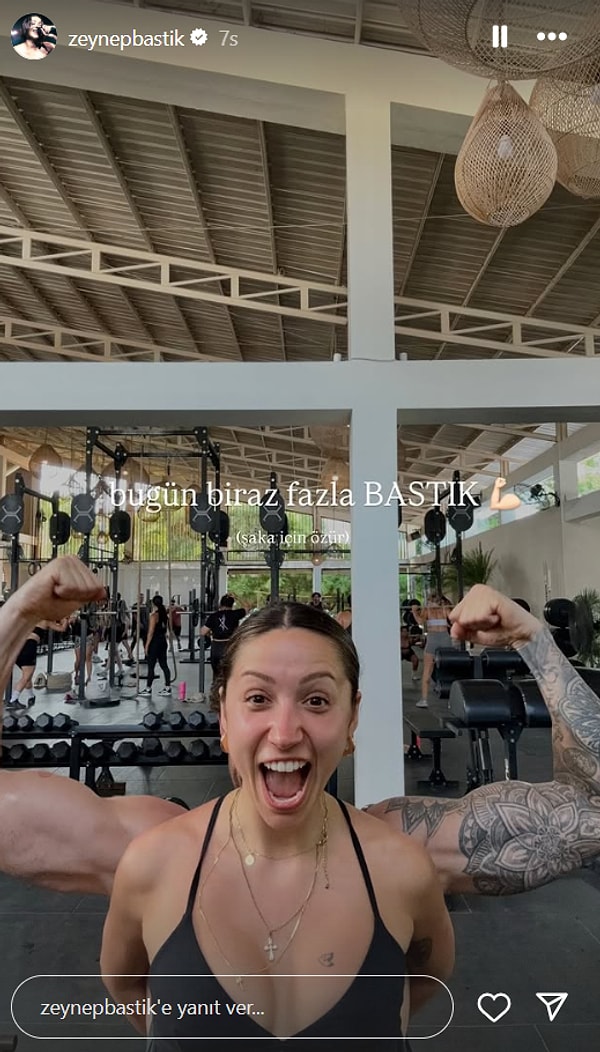 Sevgilisi Serkay Tütüncü ile Spor Salonunun Yolunu Tutan Zeynep Bastık'ın Şakası Keşke Görmeseydik Dedirtecek! 4 sevgilisi serkay tutuncu ile spor salonunun yolunu tutan zeynep bastikin sakasi keske gormeseydik dedirtecek FsdmuwmI