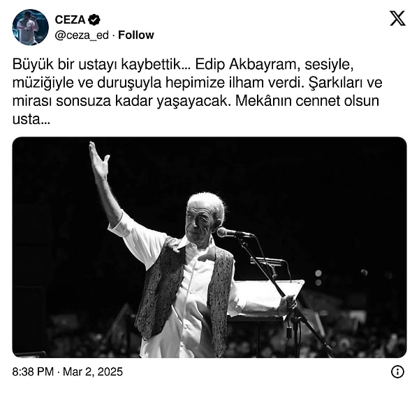 Ünlü İsimler Ustaya Son Kez Veda Etti: Usta Sanatçı Edip Akbayram'ın Vefatı Ülkeyi Yasa Boğdu 24 unlu isimler ustaya son kez veda etti usta sanatci edip akbayramin vefati ulkeyi yasa 1eNY6ABs
