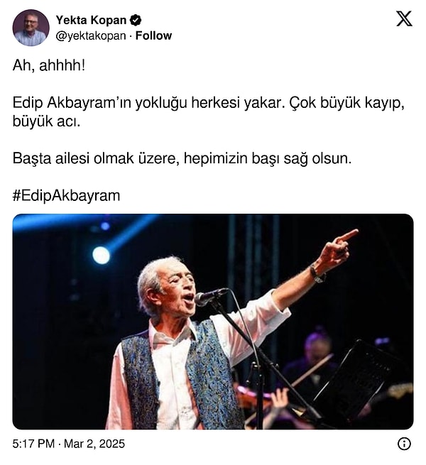 Ünlü İsimler Ustaya Son Kez Veda Etti: Usta Sanatçı Edip Akbayram'ın Vefatı Ülkeyi Yasa Boğdu 10 unlu isimler ustaya son kez veda etti usta sanatci edip akbayramin vefati ulkeyi yasa 3NLqrR89