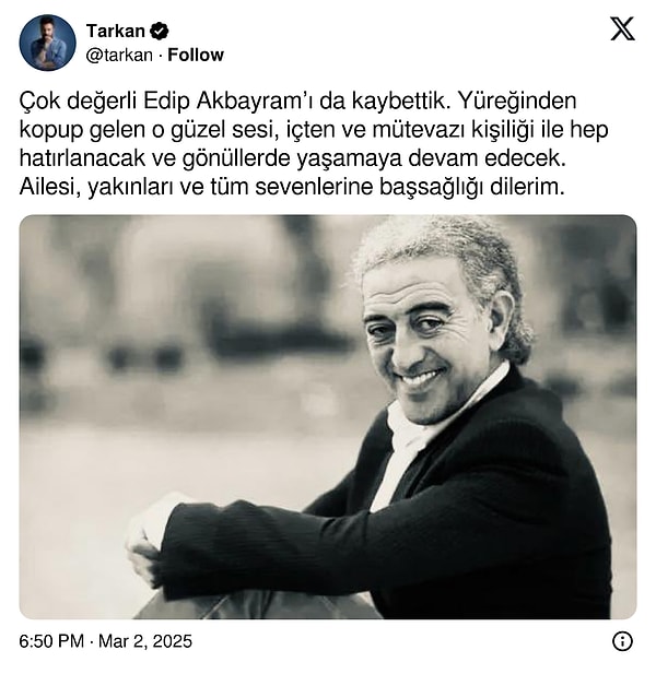 Ünlü İsimler Ustaya Son Kez Veda Etti: Usta Sanatçı Edip Akbayram'ın Vefatı Ülkeyi Yasa Boğdu 18 unlu isimler ustaya son kez veda etti usta sanatci edip akbayramin vefati ulkeyi yasa