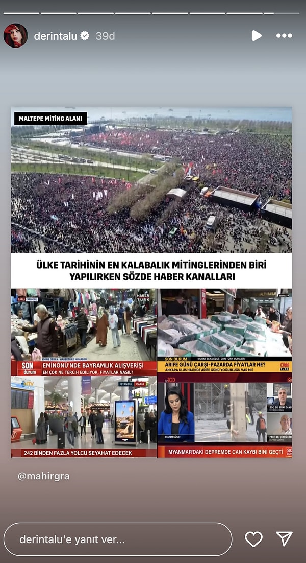 Ünlü İsimlerin CHP'nin Düzenlediği Ekrem İmamoğlu'na Destek Mitinginden Paylaşımları 21 unlu isimlerin chpnin duzenledigi ekrem imamogluna destek mitinginden paylasimlari 20 CmLEsNKD