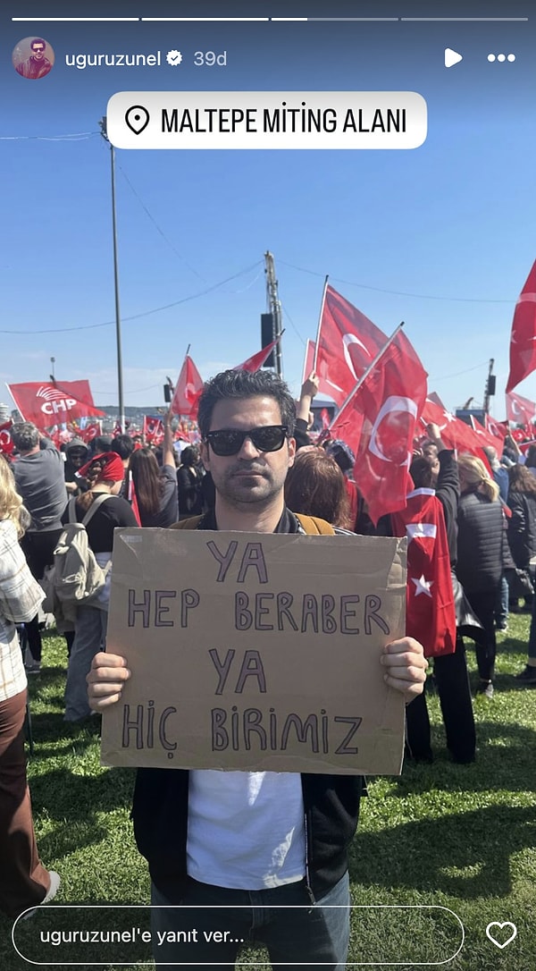 Ünlü İsimlerin CHP'nin Düzenlediği Ekrem İmamoğlu'na Destek Mitinginden Paylaşımları 5 unlu isimlerin chpnin duzenledigi ekrem imamogluna destek mitinginden paylasimlari 4