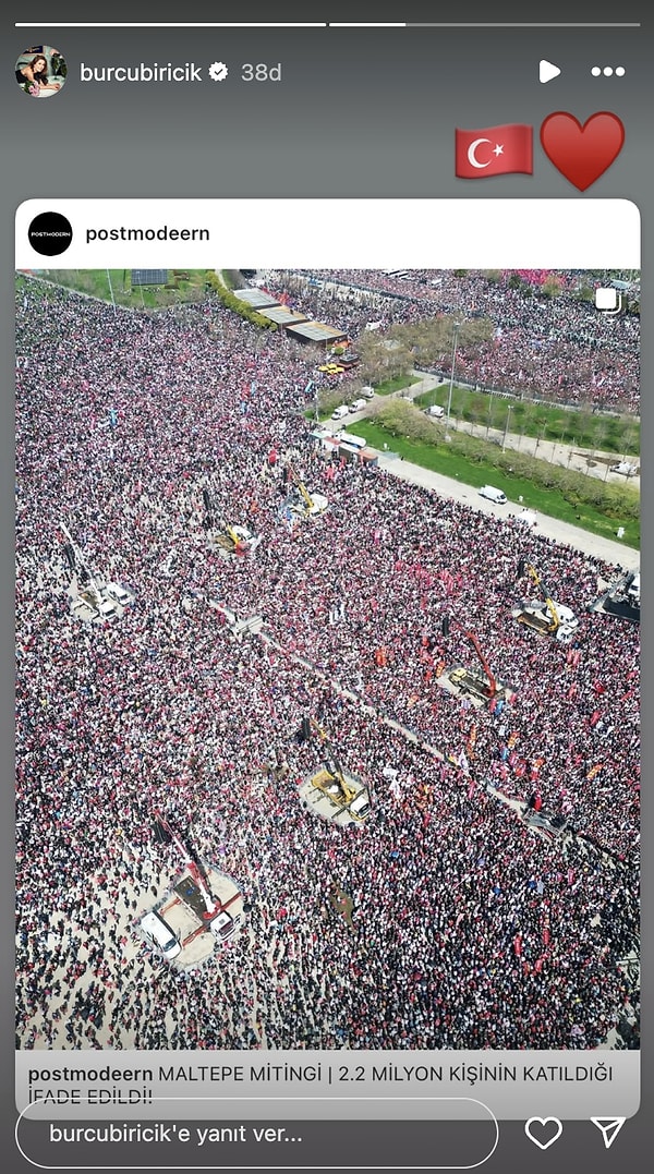 Ünlü İsimlerin CHP'nin Düzenlediği Ekrem İmamoğlu'na Destek Mitinginden Paylaşımları 10 unlu isimlerin chpnin duzenledigi ekrem imamogluna destek mitinginden paylasimlari 9 9K1AzBhp
