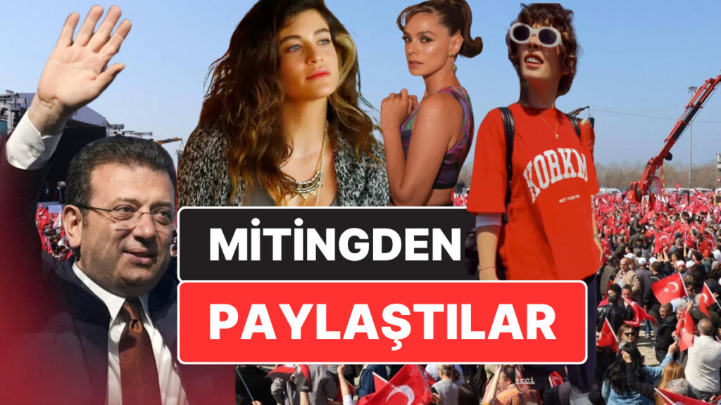 Ünlü İsimlerin CHP'nin Düzenlediği Ekrem İmamoğlu'na Destek Mitinginden Paylaşımları 1 unlu isimlerin chpnin duzenledigi ekrem imamogluna destek mitinginden paylasimlari xcvWlNUE