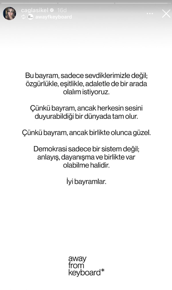 Ünlülerin Ramazan Bayramı Paylaşımları: Kim Neler Paylaştı? 24 unlulerin ramazan bayrami paylasimlari kim neler paylasti 23 Ip7RZH3z