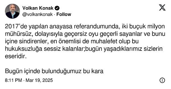 Volkan Konak’ın 26 Yıllık Arkadaşı Ekrem İmamoğlu Hakkında Sözleri Ortaya Çıktı 1 volkan konakin 26 yillik arkadasi ekrem imamoglu hakkinda sozleri ortaya cikti 0 Ew1HjUqt