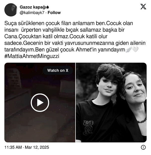 Ahmet Mattia Minguzzi Davası Sonrası Sosyal Medyada "Suça Sürüklenen Çocuk" Tartışması Alevlendi 8 ahmet mattia minguzzi davasi sonrasi sosyal medyada suca suruklenen cocuk tartismasi alevlendi 7 PYkKf2Ws