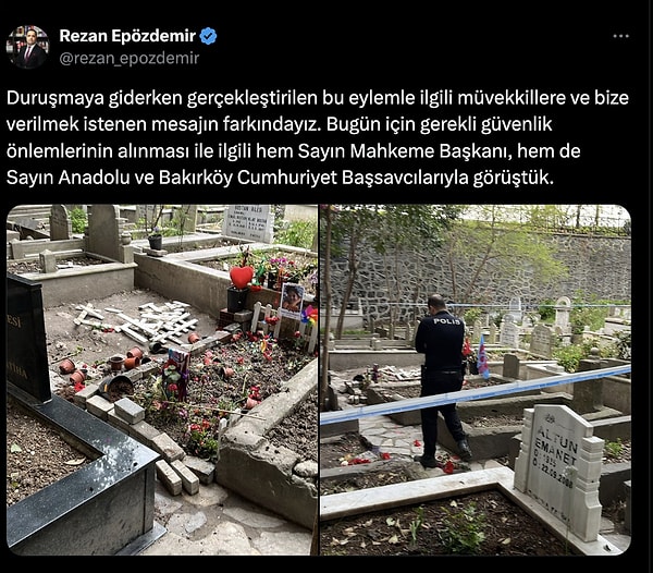 Ateş Püskürdüler: Ahmet Mattia Minguzzi'nin Mezarının Yapılan Çirkin Saldırıya Ünlülerden Peş Peşe Tepkiler 2 ates puskurduler ahmet mattia minguzzinin mezarinin yapilan cirkin saldiriya unlulerden pes pese tepkiler 1 uz8WkDqY