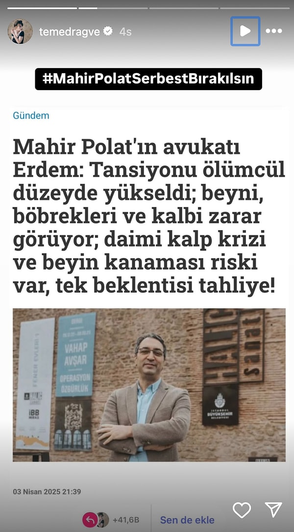 Aydilge'nin Sağlık Durumdan Lokmaya Sahip Çıkan Demet Akalın'a 5 Nisan'da Ünlülerin Instagram Hikayeleri 4 aydilgenin saglik durumdan lokmaya sahip cikan demet akalina 5 nisanda unlulerin instagram hikayeleri 3 inhlt6I1