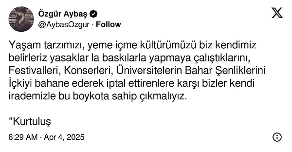 Berna Laçin’den Alkollü İçki Boykotu Çağrısı: "Bakanlar Tekel Kuyruğuna Giremezler" 4 berna lacinden alkollu icki boykotu cagrisi bakanlar tekel kuyruguna giremezler 3 P5tMFS4g