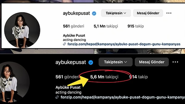 Boykot Çağrısı Sonrası Gündem Olan Aybüke Pusat ile Cem Yiğit Üzümoğlu'nun Takipçi Sayısı Coştu! 2 boykot cagrisi sonrasi gundem olan aybuke pusat ile cem yigit uzumoglunun takipci sayisi costu ziFhEbtB