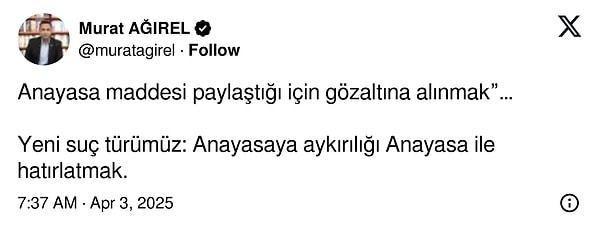 Cem Yiğit Üzümoğlu'nun Paylaşım Yaptığı Nedeniyle Gözaltına Alınmasına Tepki Yağdı 3 cem yigit uzumoglunun paylasim yaptigi nedeniyle gozaltina alinmasina tepki yagdi 2 ziWmKO61