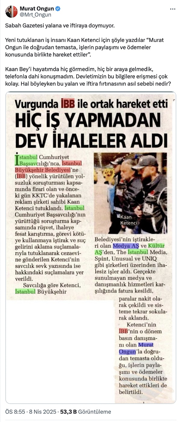 Defne Samyeli'den İBB'ye Yapılan Yolsuzluk Operasyonuna Tepki: "Güldürmeyin!" 2 defne samyeliden ibbye yapilan yolsuzluk operasyonuna tepki guldurmeyin 1 ZU7XdPzP