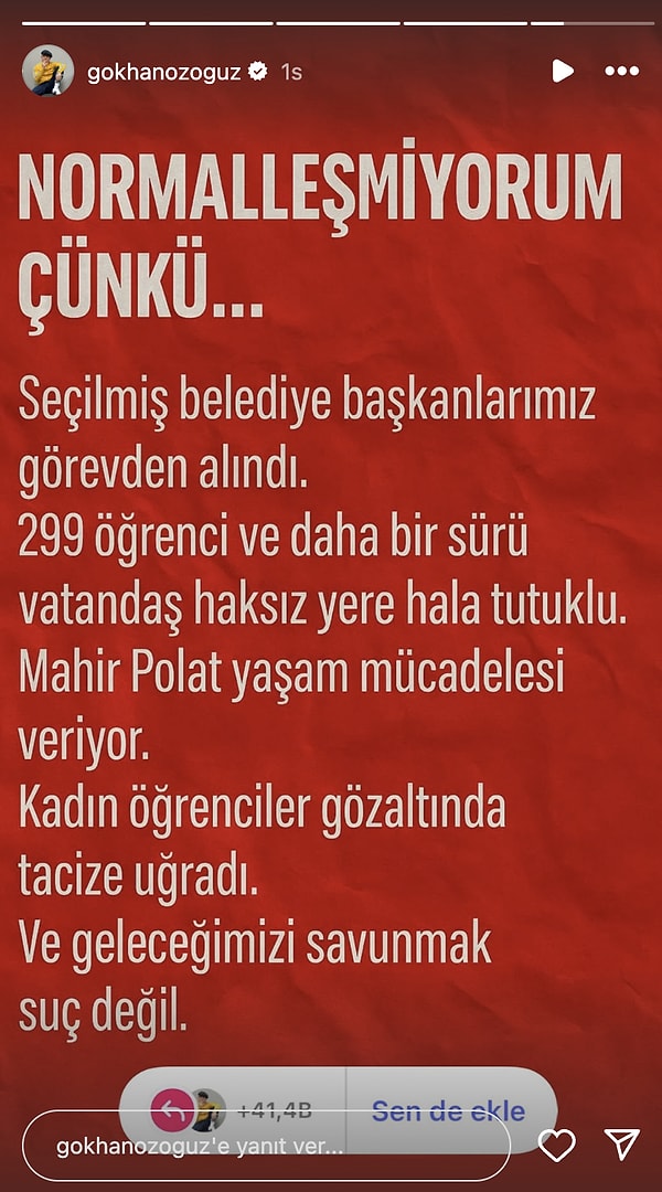 Destek Çığ Gibi Büyüyor: İşte Mahir Polat İçin Ünlü İsimlerin Paylaşımları 14 destek cig gibi buyuyor iste mahir polat icin unlu isimlerin paylasimlari 13 USeQcK8n