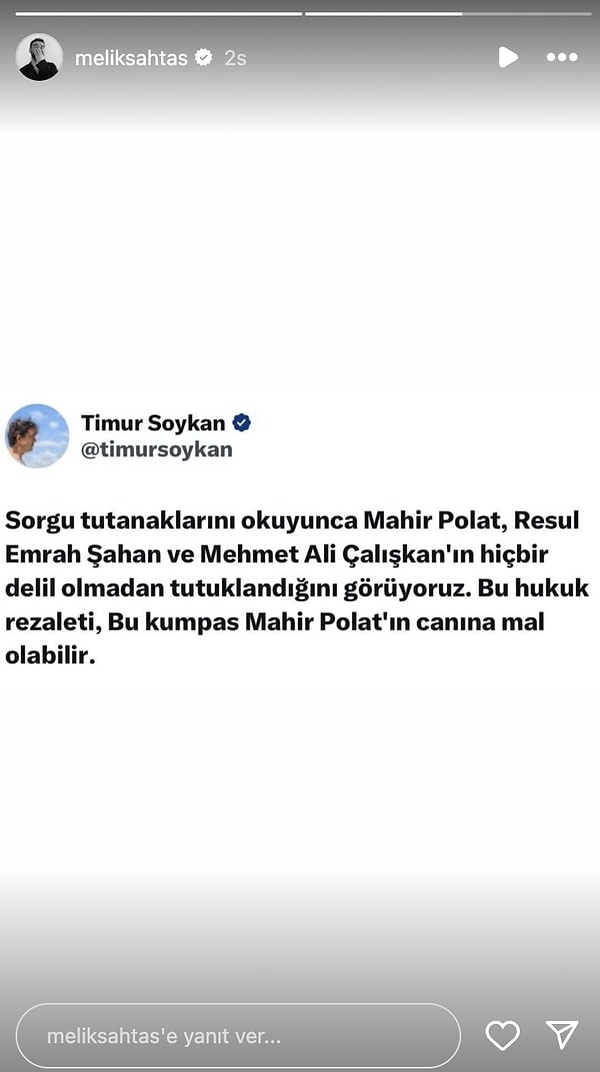 Destek Çığ Gibi Büyüyor: İşte Mahir Polat İçin Ünlü İsimlerin Paylaşımları 6 destek cig gibi buyuyor iste mahir polat icin unlu isimlerin paylasimlari 5 D6twUrwE