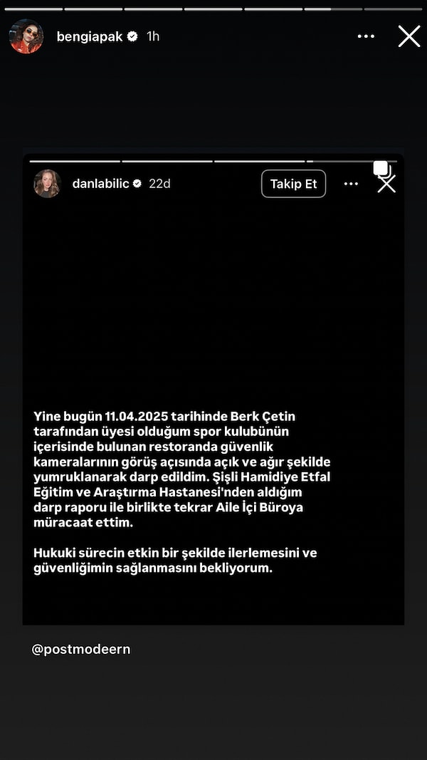Eski Sevgilisi Tarafından Darp Edilen Danla Bilic'e Ünlü İsimler ve Influencer Dünyasından Destekler Gecikmedi 13 eski sevgilisi tarafindan darp edilen danla bilice unlu isimler ve influencer dunyasindan destekler gecikmedi 67KwTpVi