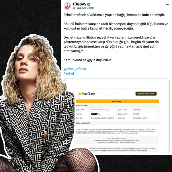 Ezhel'in Bağışını İade Eden Gaziler Vakfı'na Farah Zeynep Abdullah Yorumu 3 ezhelin bagisini iade eden gaziler vakfina farah zeynep abdullah yorumu 2 CFuQ3qdA