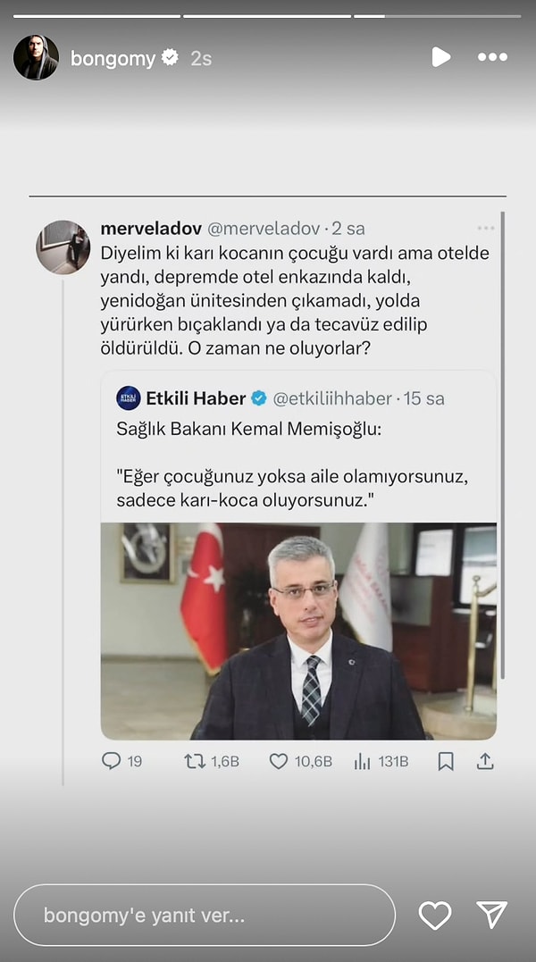 Felaketlere Değindi: Giray Altınok'tan Sağlık Bakanı Kemal Memişoğlu'nun "Aile" Tanımına Tepki Paylaşımı! 2 felaketlere degindi giray altinoktan saglik bakani kemal memisoglunun aile tanimina tepki paylasimi 1 yLw5lEYG